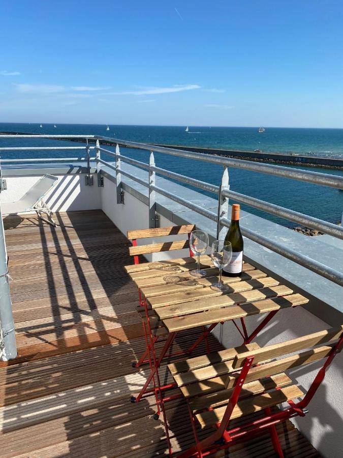 Penthouse Hygge Meerblick Am Strand Olpenitz Exterior photo